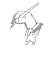 Disegno di Saul Steinberg